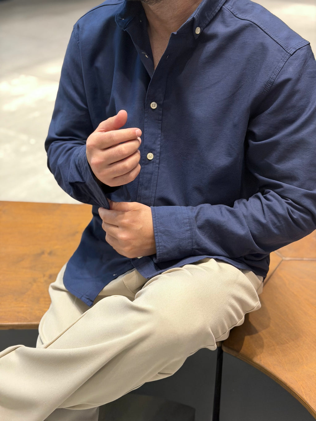 Oxford Erkek Gömlek - Lacivert OXF02