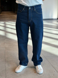 Erkek Normal Baggy Jean - Koyu Lacivert BGJ02