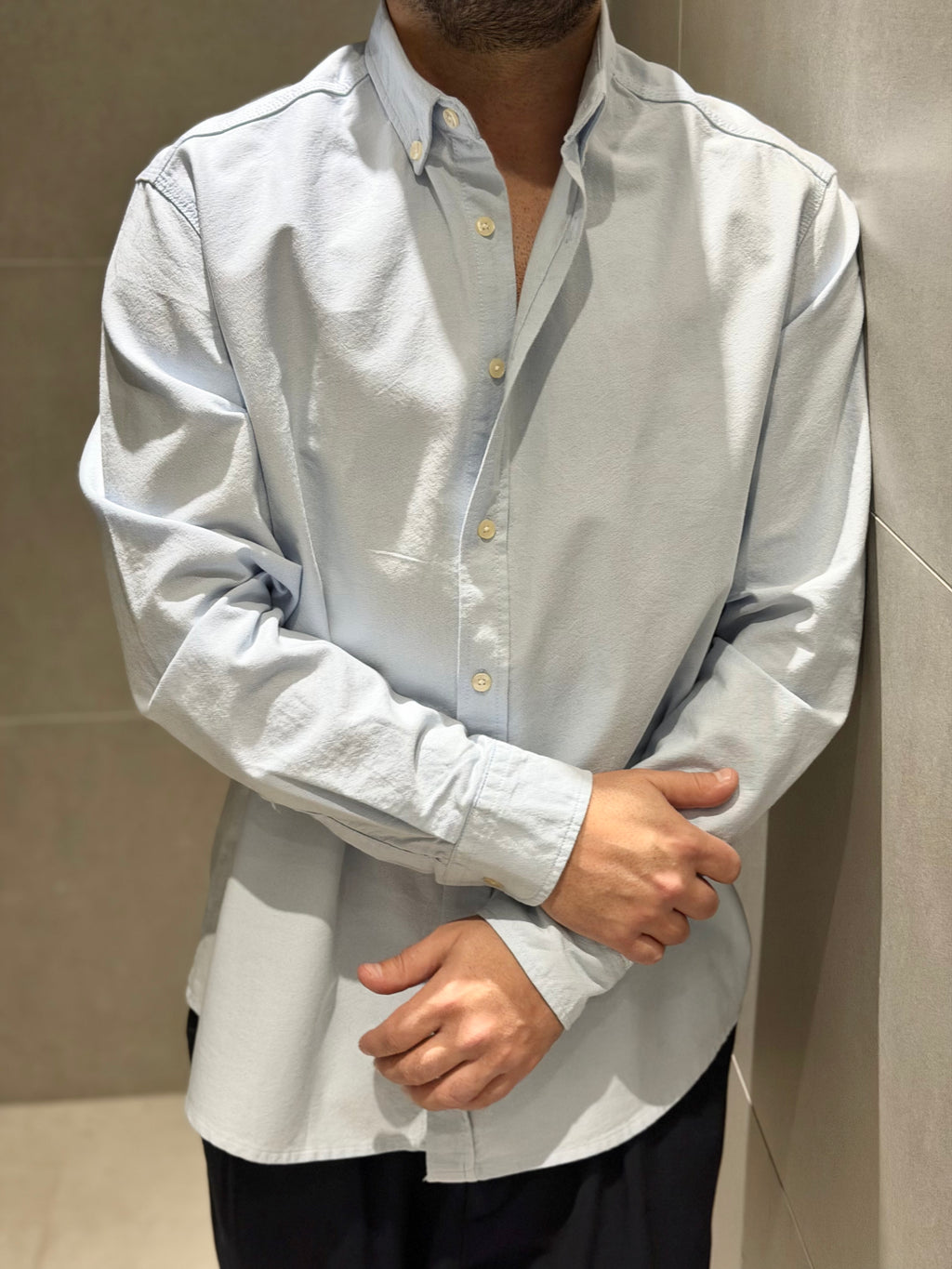 Oxford Erkek Gömlek - Bebek Mavisi OXF01