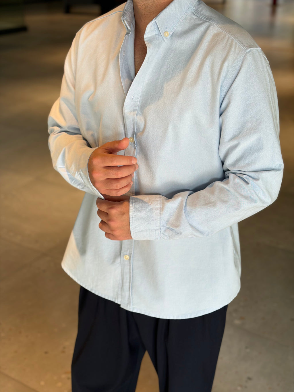 Oxford Erkek Gömlek - Bebek Mavisi OXF01