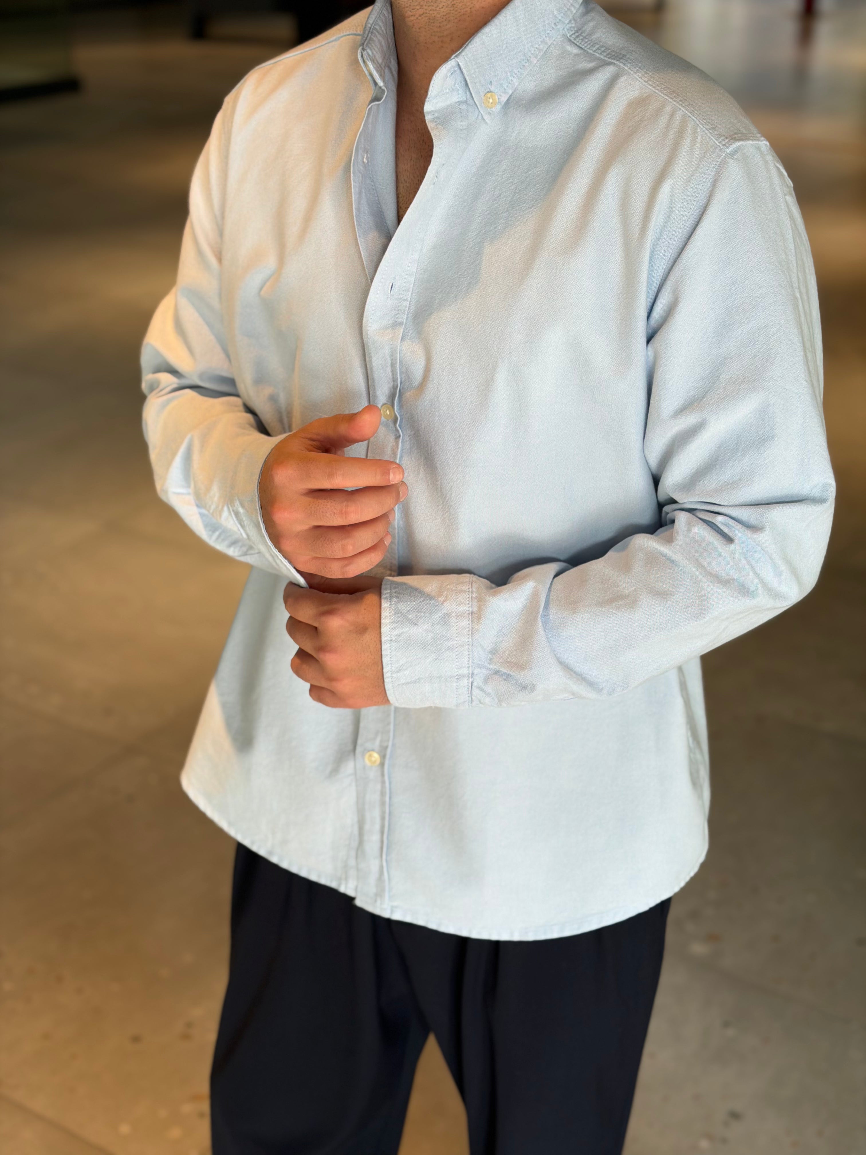 Oxford Erkek Gömlek - Bebek Mavisi OXF01