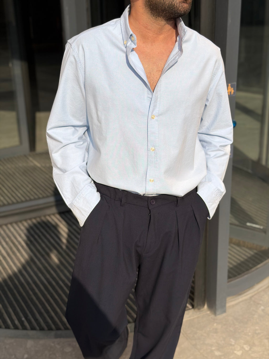 Oxford Erkek Gömlek - Bebek Mavisi OXF01