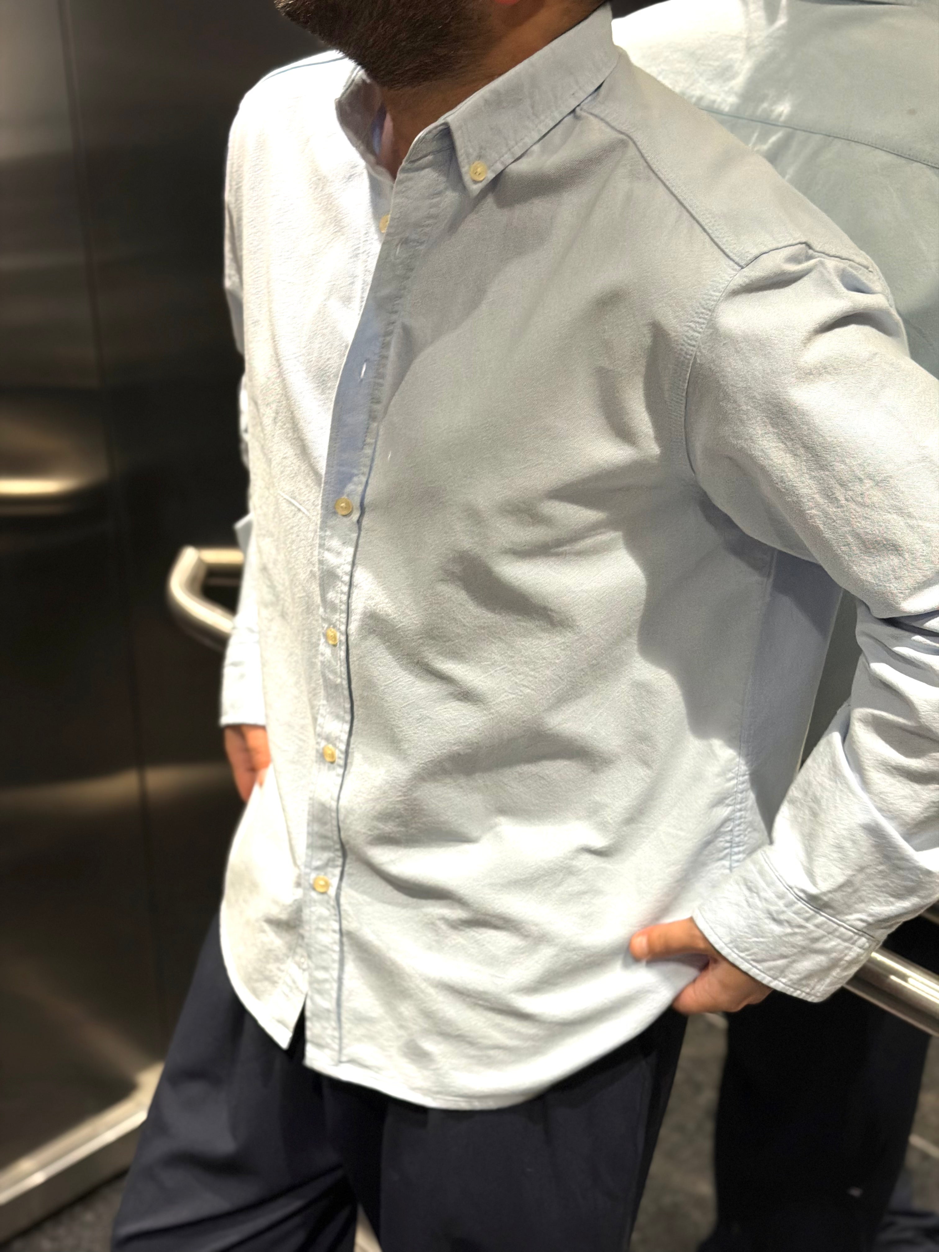 Oxford Erkek Gömlek - Bebek Mavisi OXF01